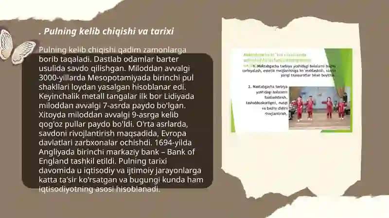 Pulning kelib chiqishi va tarixi 3