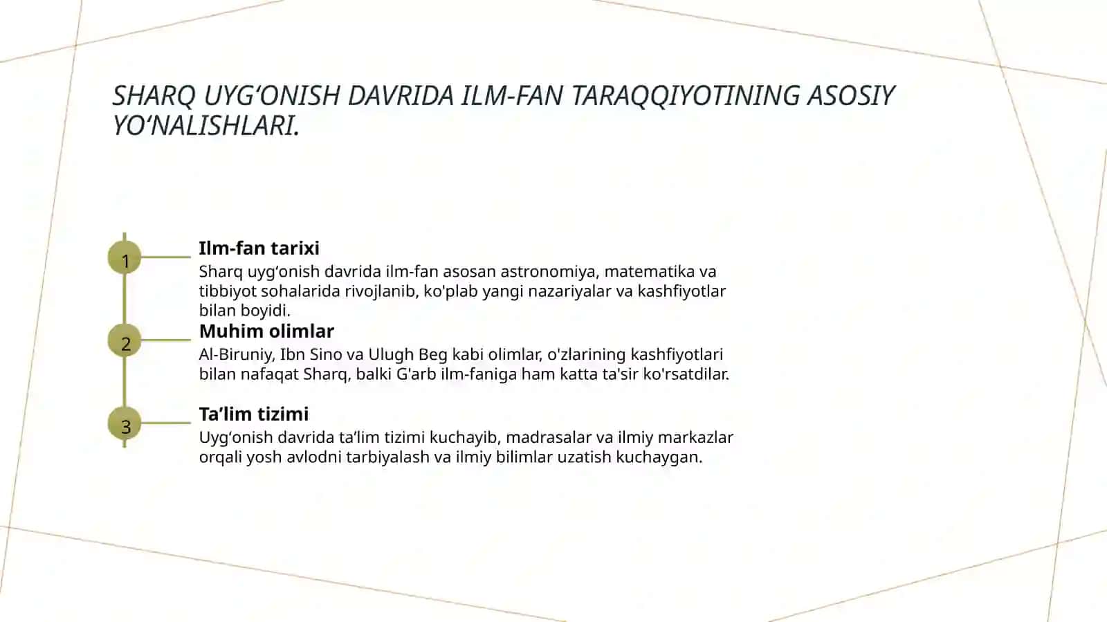 Sharq uygʻonish davrida ilm fan va pedogogik fikrlar 3