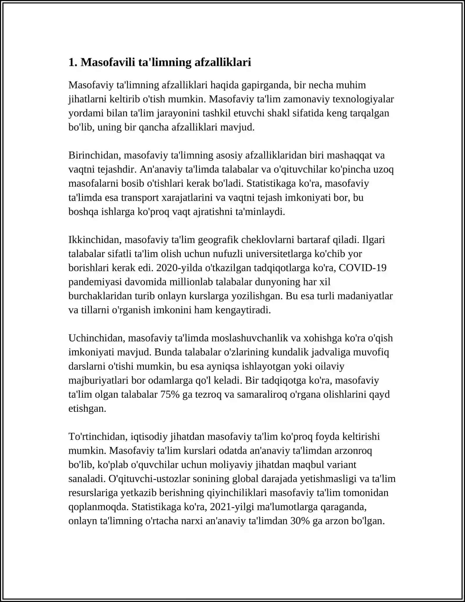 MASOFALI TA'LIM TEXNOLOGIYALARIDAN FOYDALANISH 3