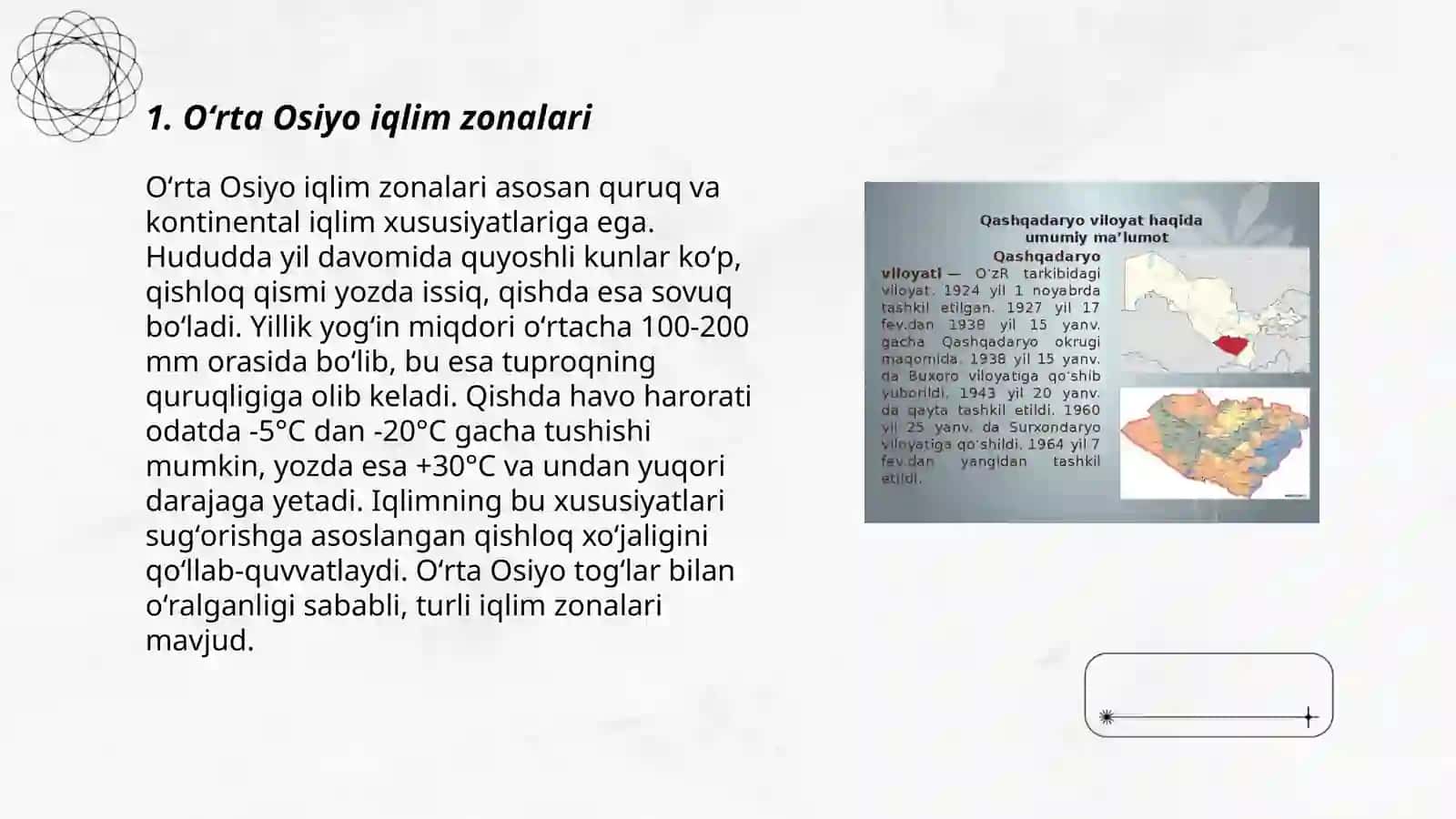 Oʻrta Osiyo iqlim xaritalari 3