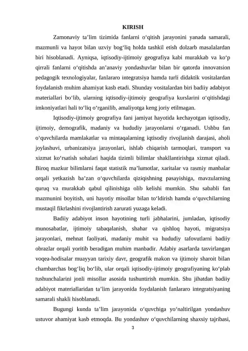 Iqtisodiy-ijtimoiy geografiya kurslarini o‘qitishda badiiy adabiyot materiallarining qo‘llanishi 3