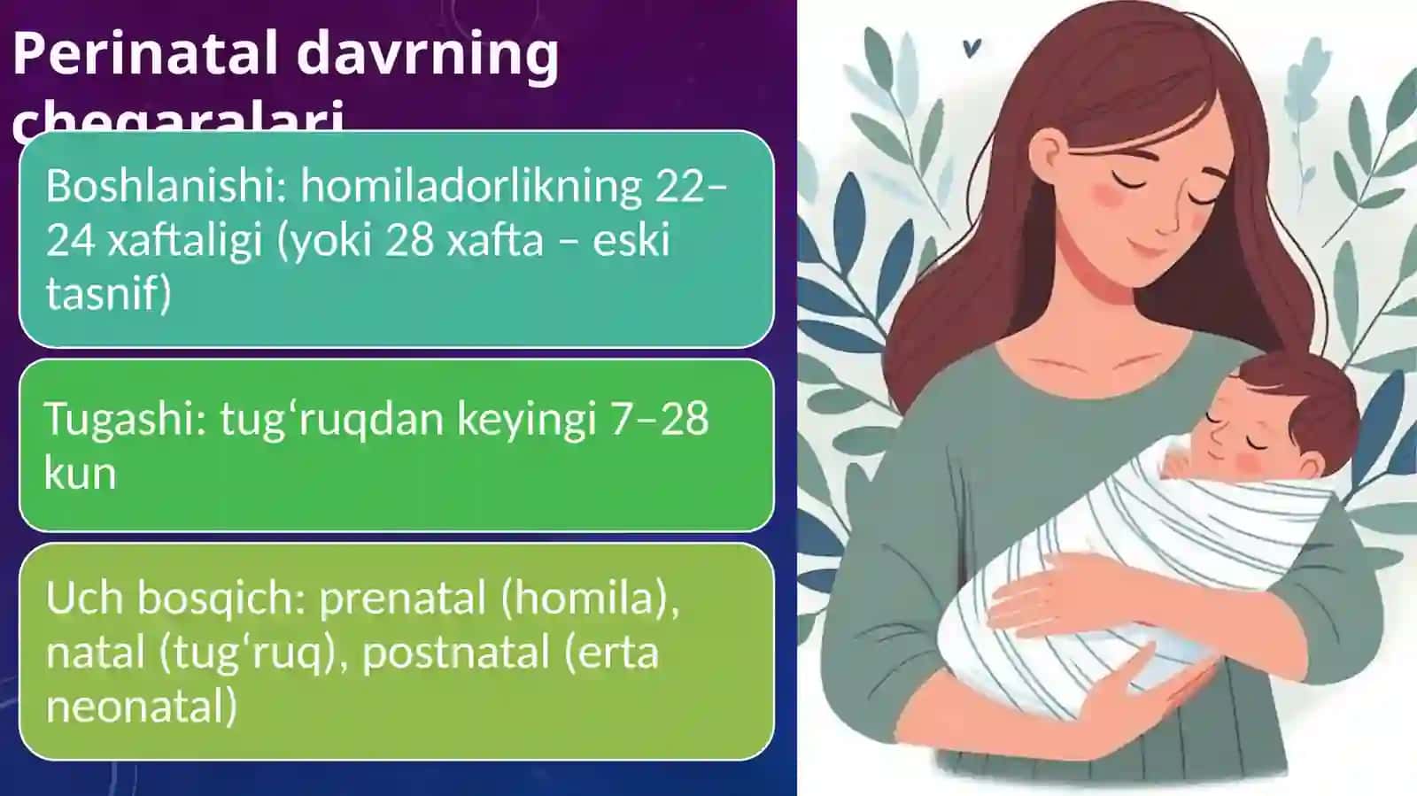 Perinatal davrda psixofiziologik rivojlanish xususiyatlari 3