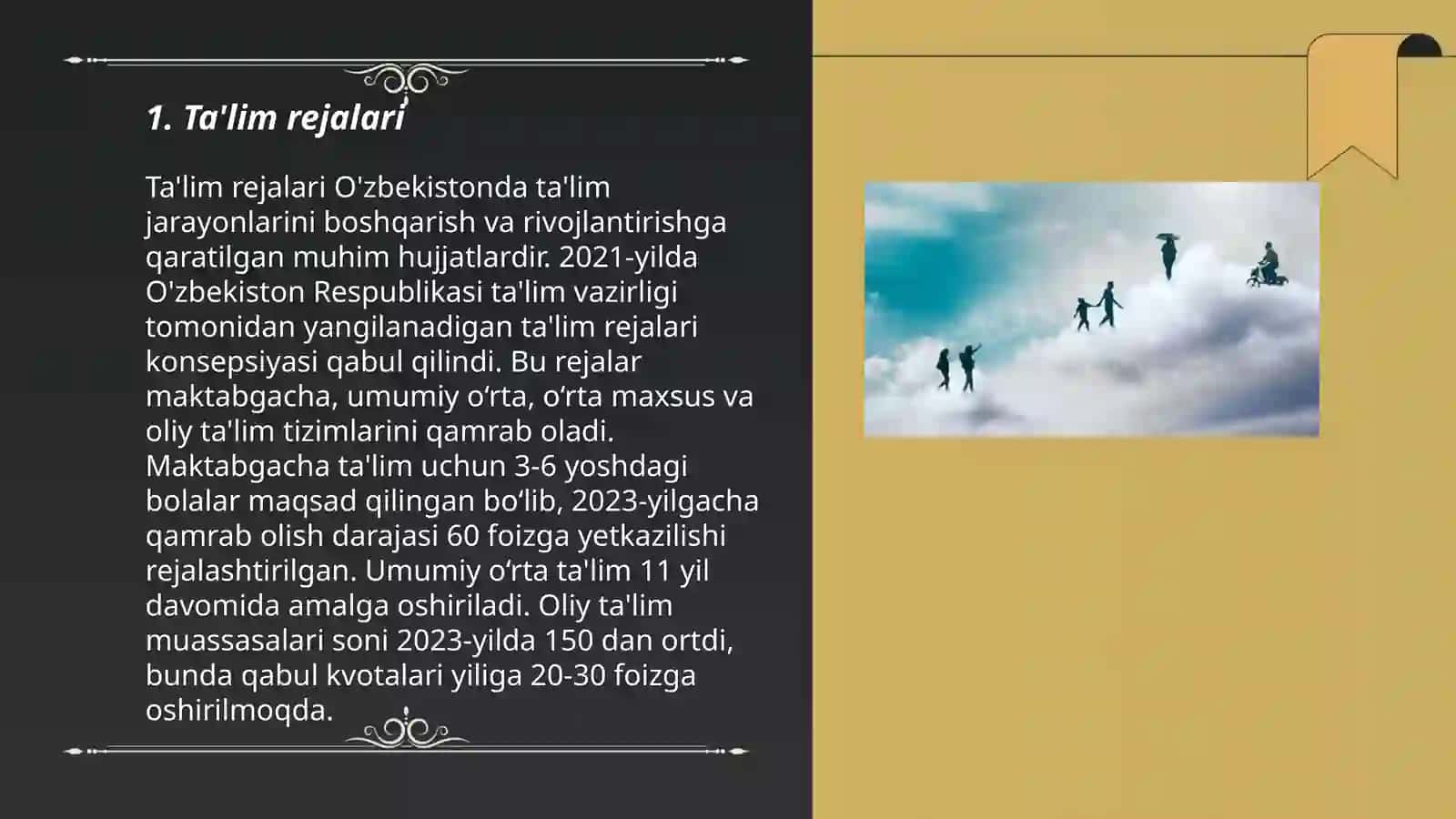 Ta'lim rejalari 3