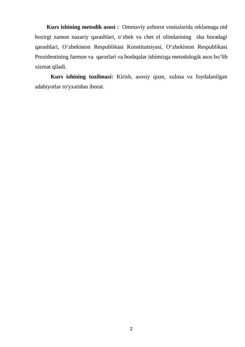 Ommaviy axborot vositalarida reklama 3