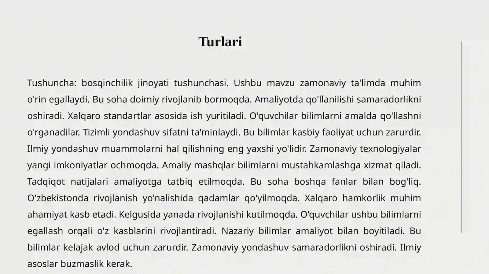 BOSQINCHILIK JINOYATI 3