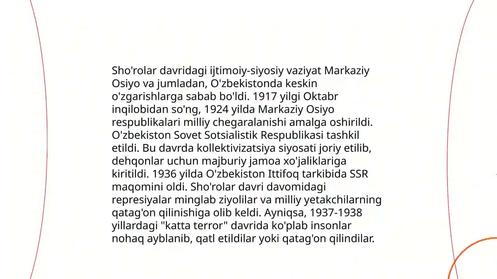 Mustaqillikka erishish arafasida Òzbekistondagi ijtimoiy-siyosiy ahvol 3