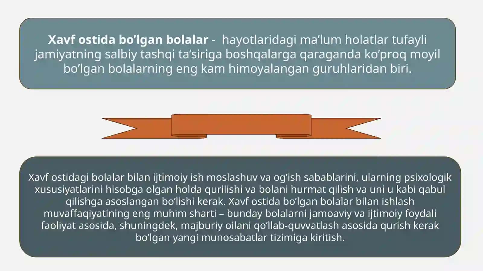 Xavf ostida qolgan bolalar bilan ijtimoiy ish 3