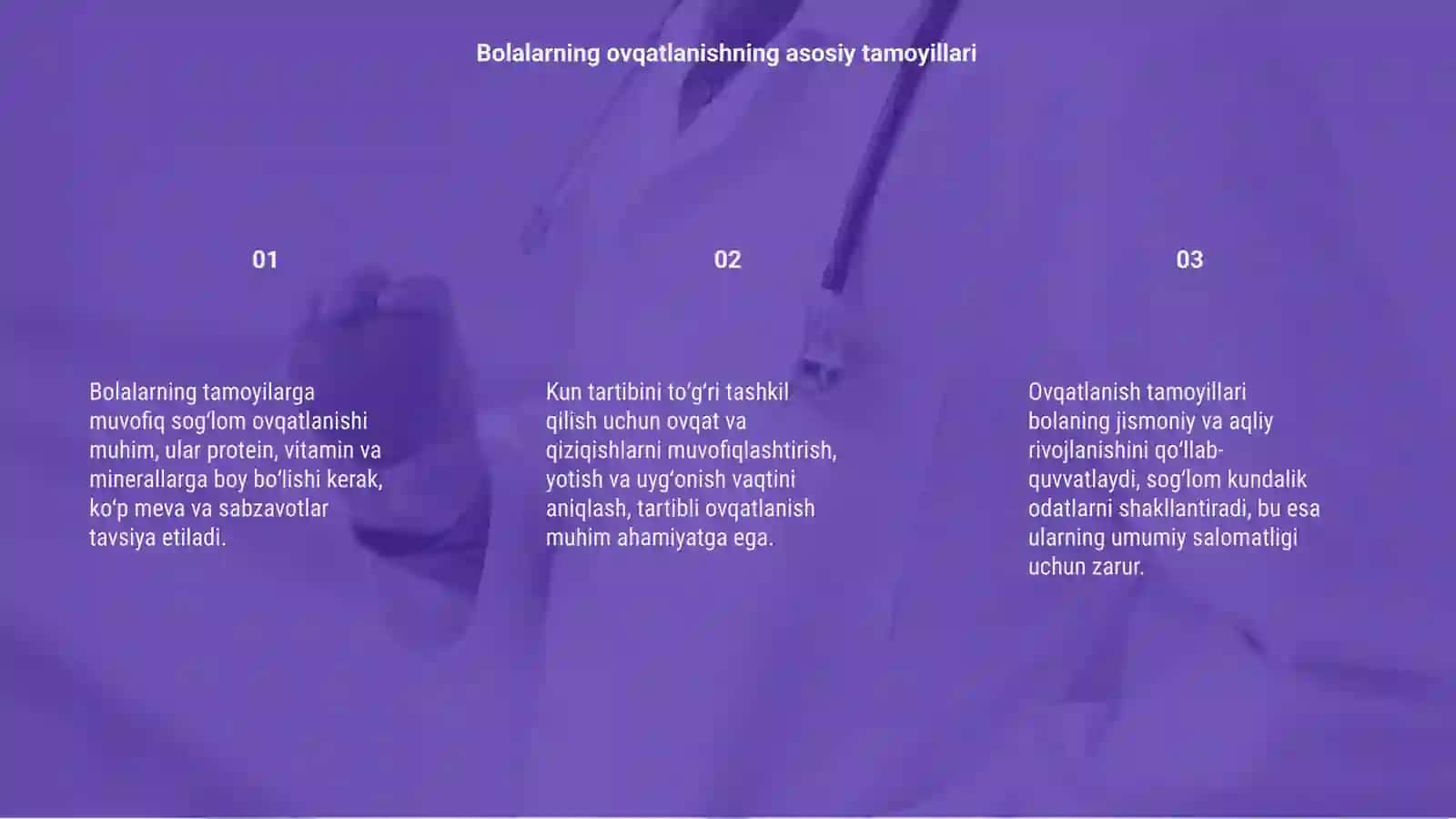 Bolalarning ovqatlanishi va kun tartibini tashkil qilish 3