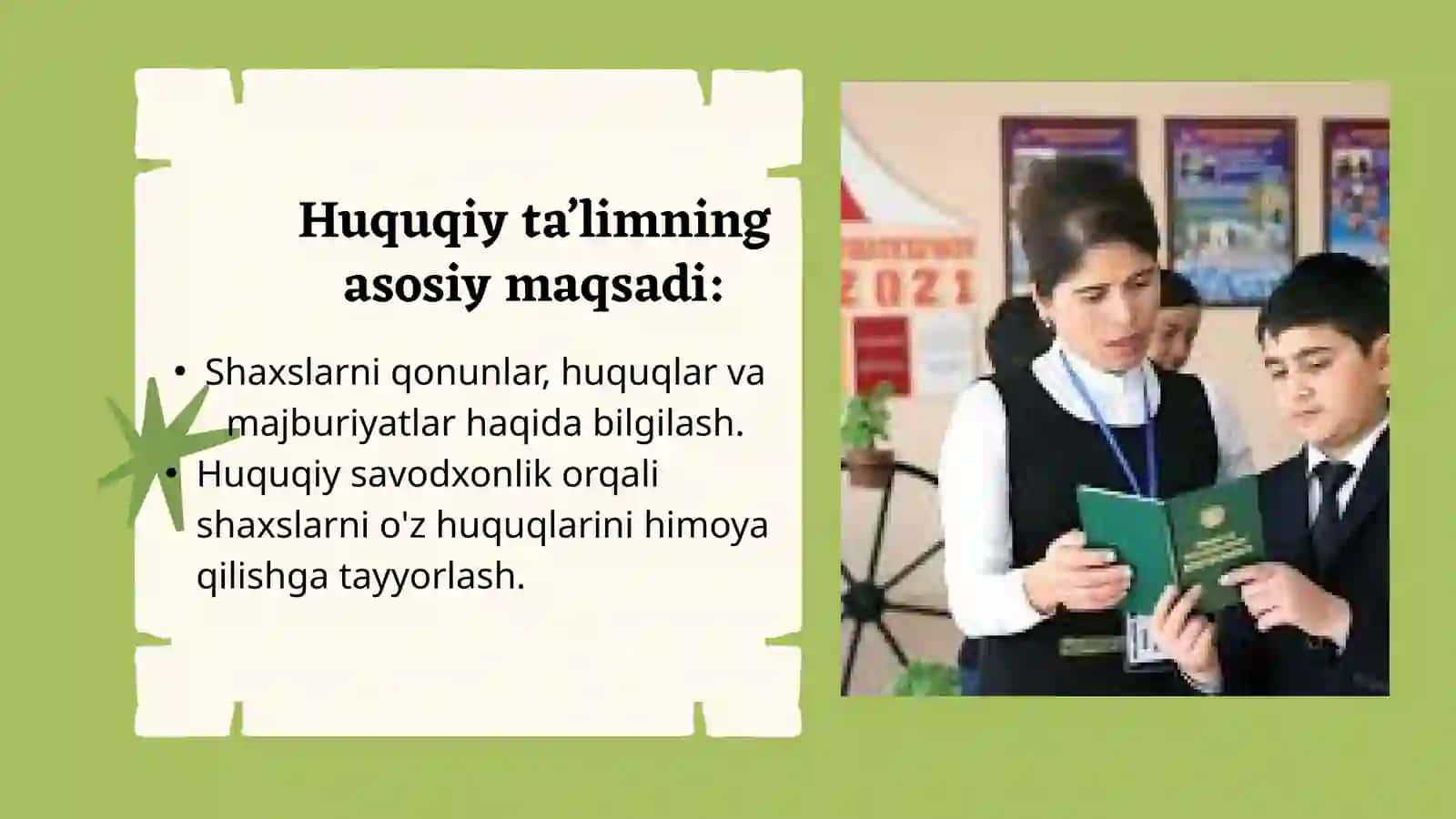 Fuqorolik va huquqiy ta'lim: Korrelyatsiya muammosi 3