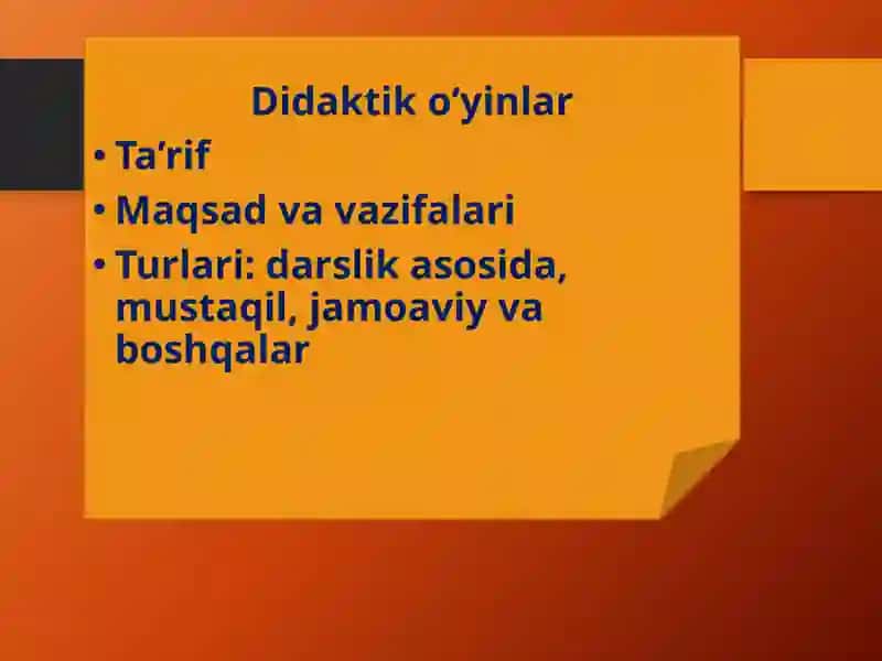 Didaktik o‘yinlar va ularni kompyuterda yaratish 3