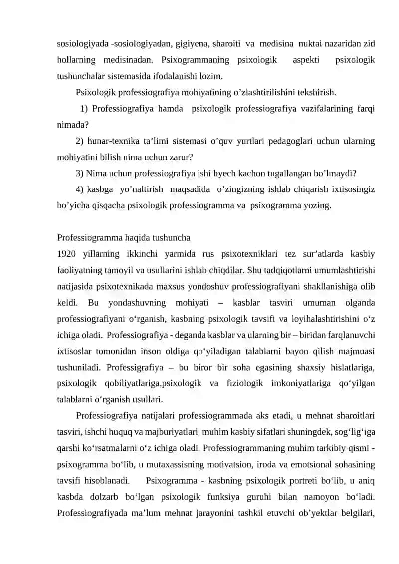 Psixologik professiografiya 3