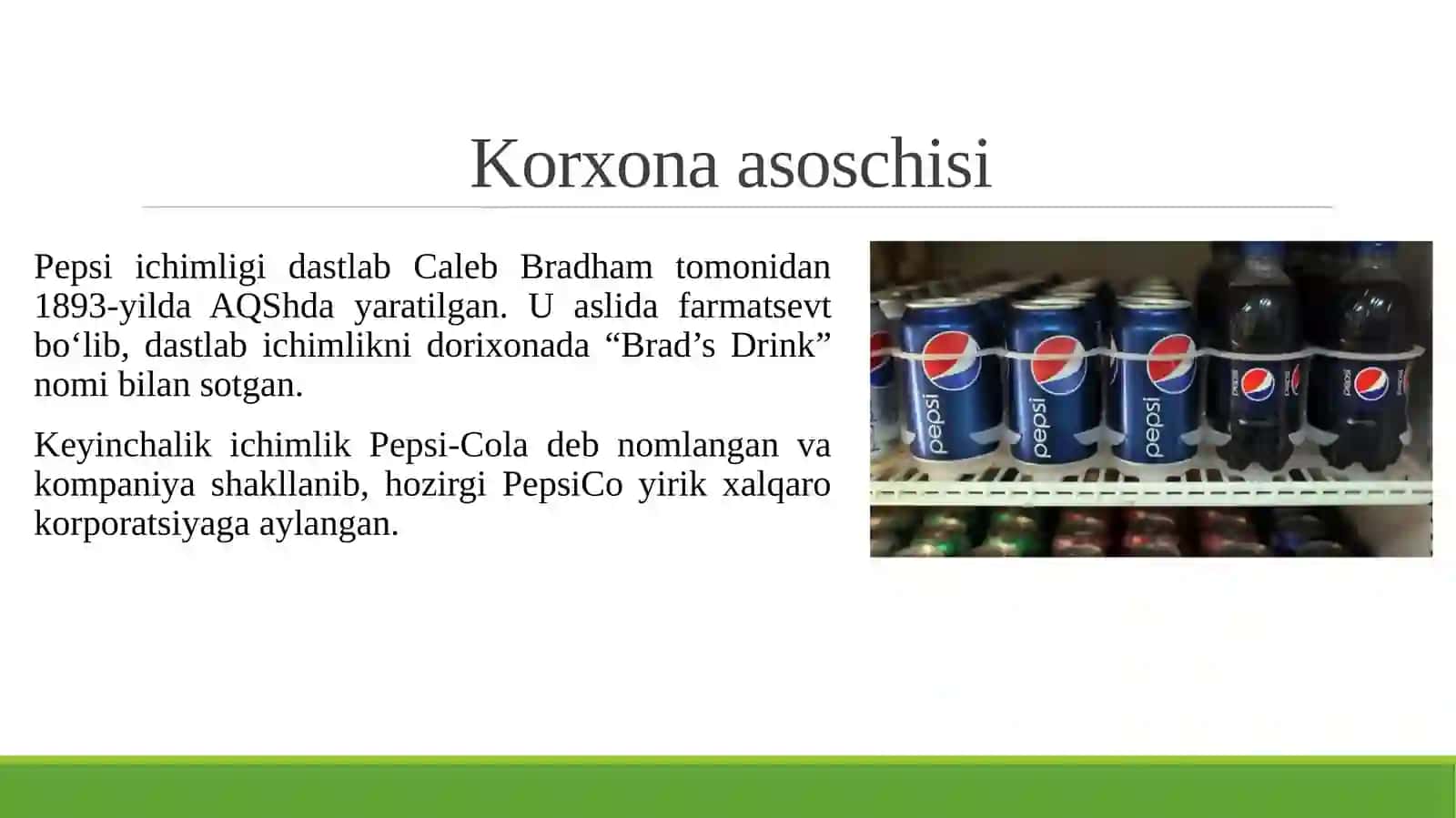 Pepsi korxonasi haqida 3
