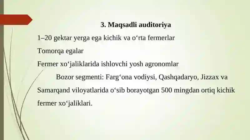 Fermerlar uchun aqlli agronom mobil ilovasi 3