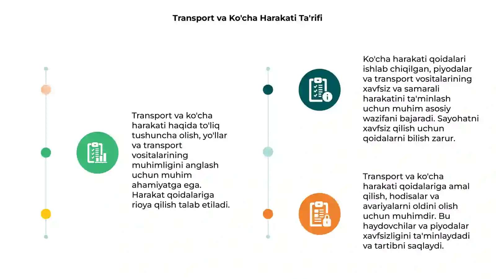 Transport, ko'cha harakati qoidalari 3