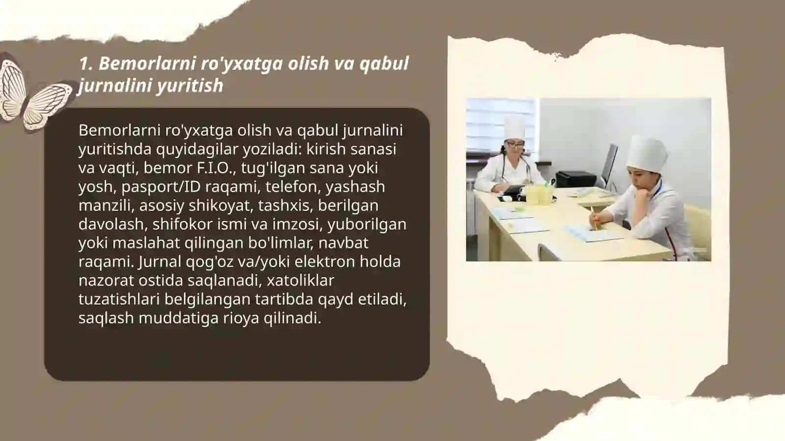 Tibbiyot sohasida ish yuritish hujjatlari 3