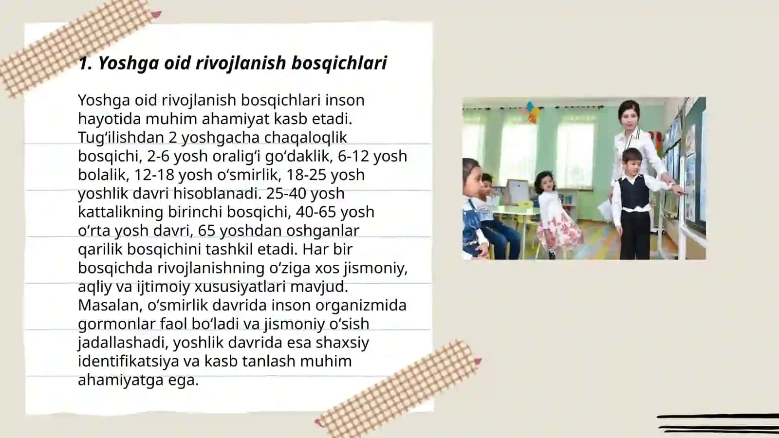 Yosh va pedagogik psixologiya fanining tadqiqot sohasi va muammolari 3