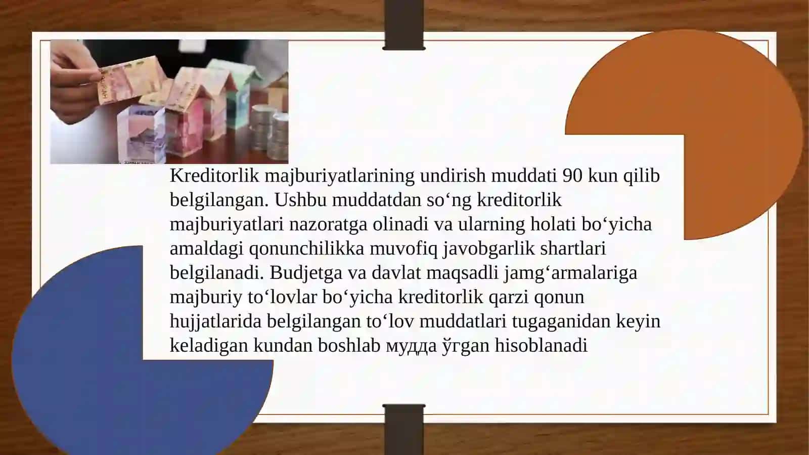 Kreditor qarzlarning buxgalterya hisobi 3