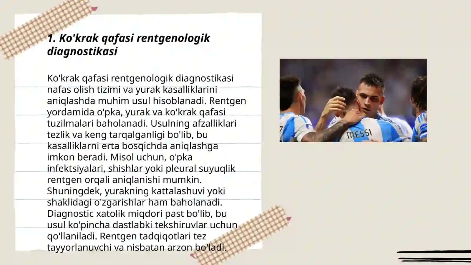 Tibbiy radiologiyada koʻkrak qafasi, qorin boʻshligʻi va kichik tos aʼzolari travmasi by Aʼzammurodova Charos 3