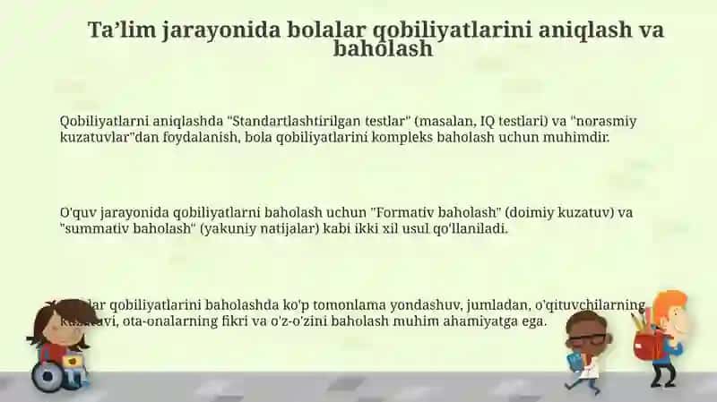 Qobiliyatlarni Aniqlash va Baholash 3
