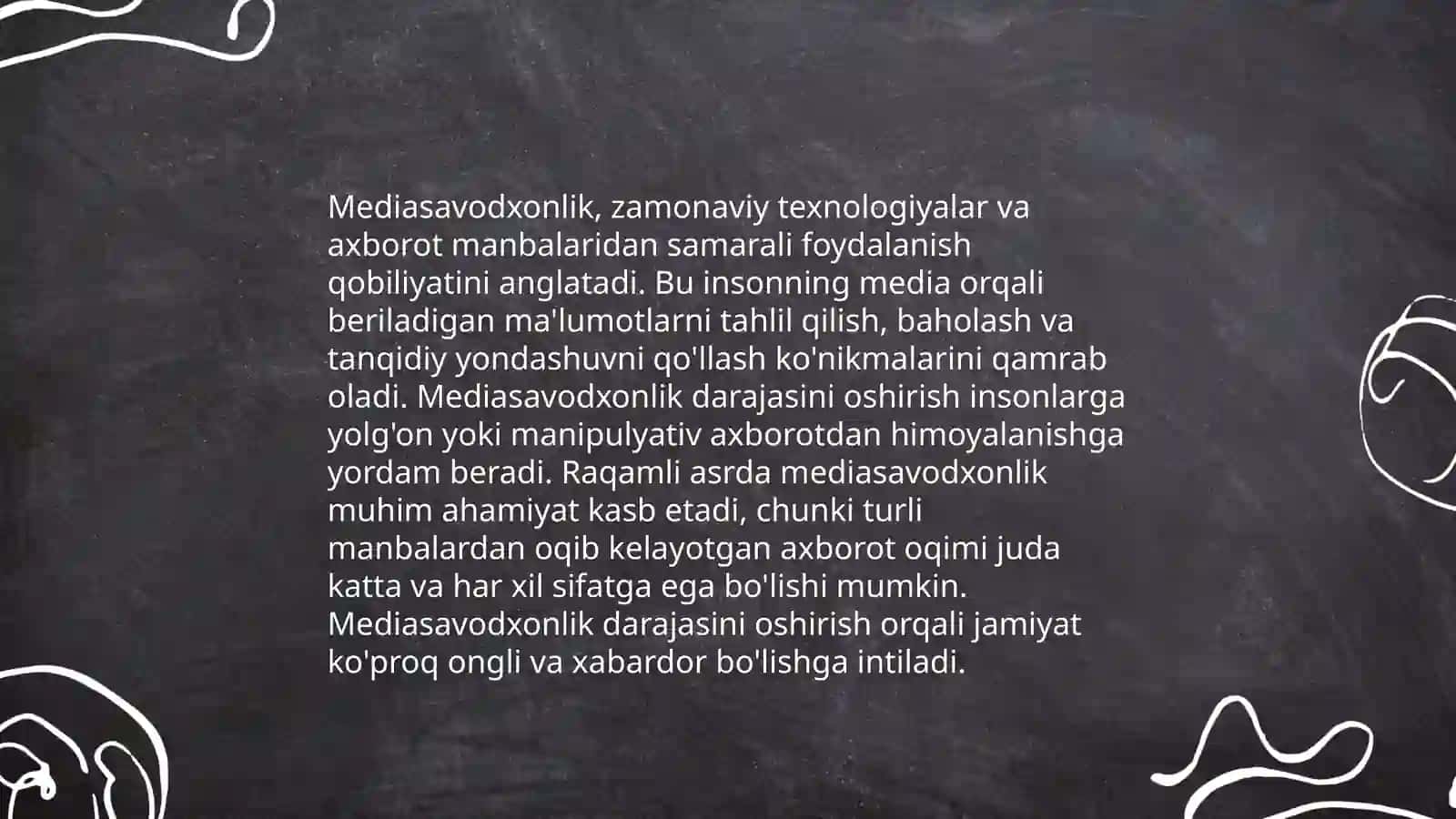 Mediasavodxonlikni qanday oshirish mumkin? 3