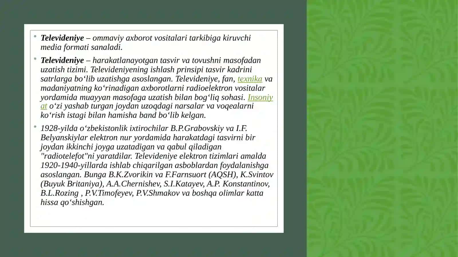 Mediasavodxonlik va axborot madaniyati fanidan ta'lim 3