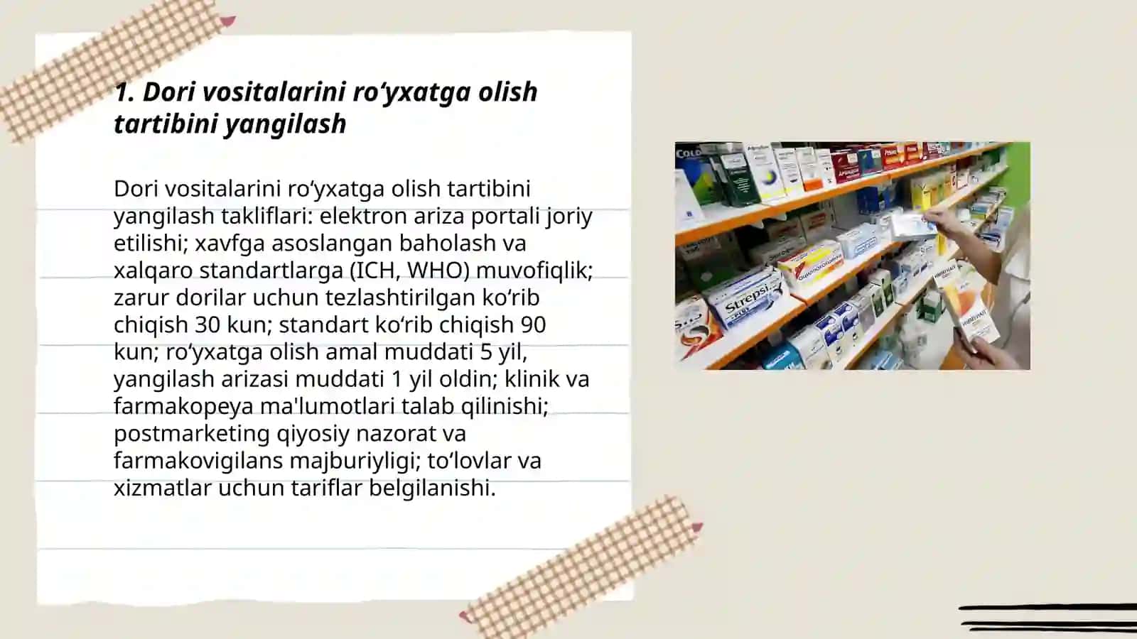 Dori vositalari va farmatsevtika faoliyati to'g'risida 3