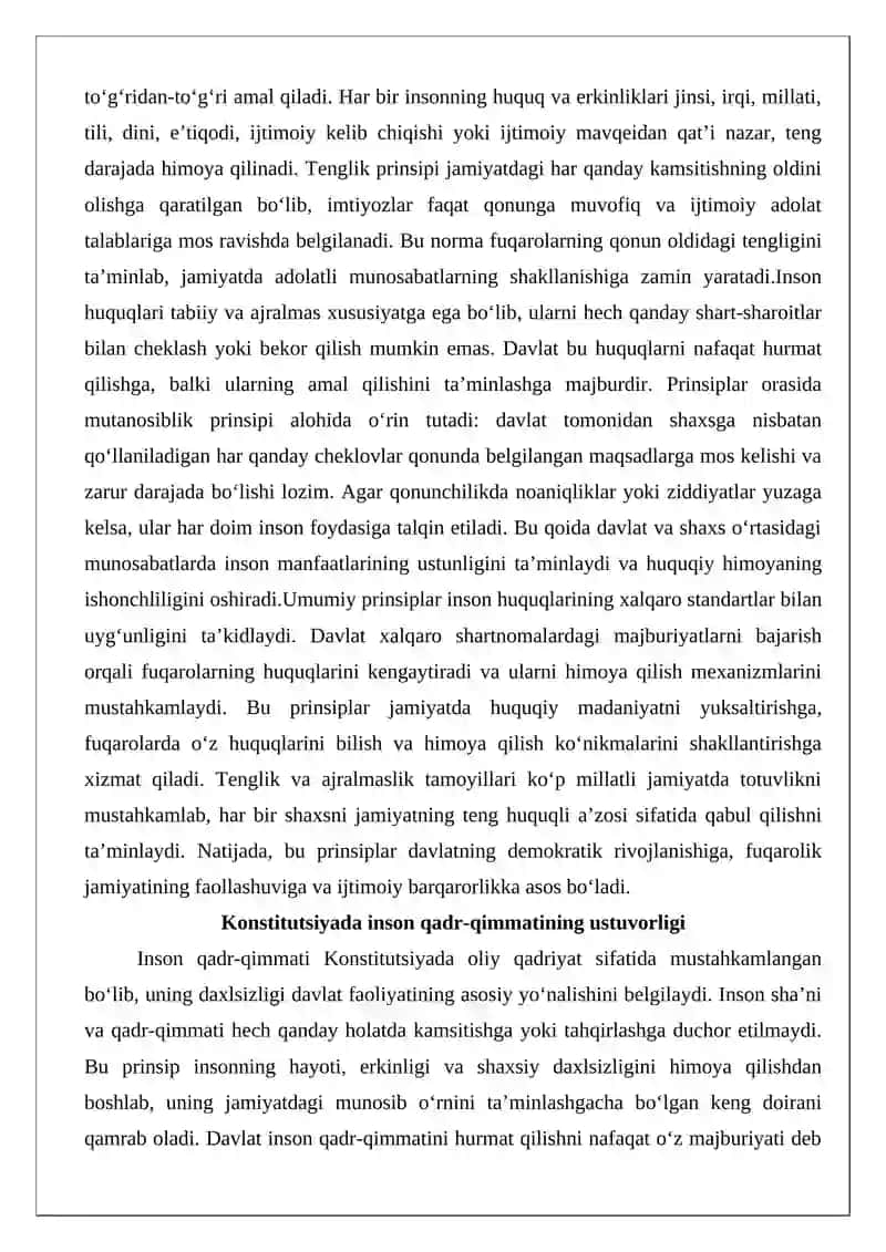 Inson huquqlarining konstitutsiyaviy asoslari 3