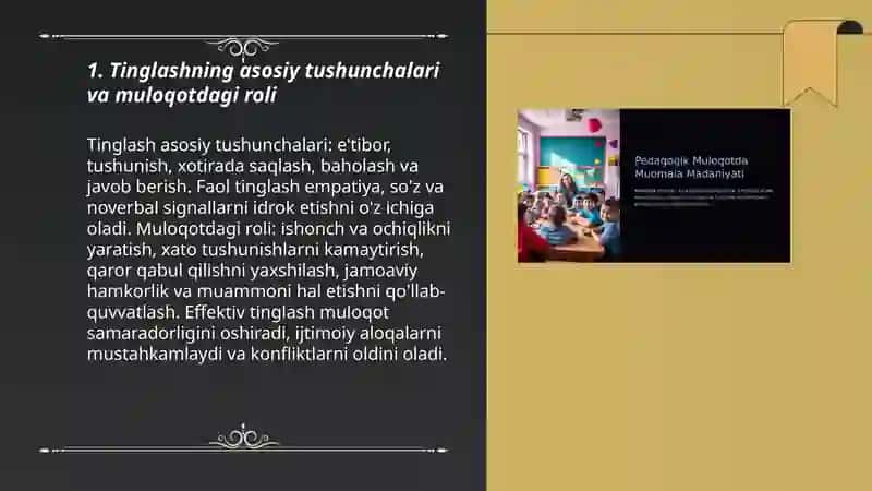 Muloqotda tinglash va sukut madaniyati 3