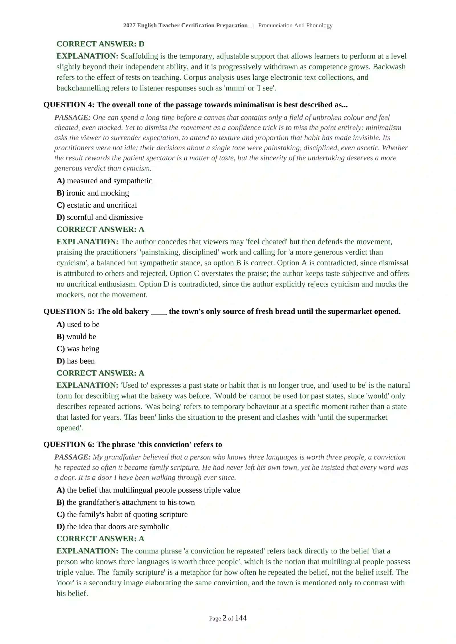 English Teacher Certification Preparation | Pronunciation And Phonology 3