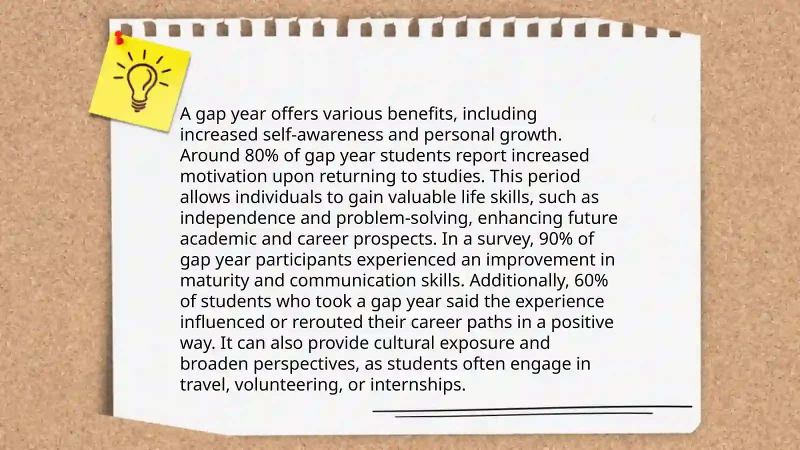 A gap year 3