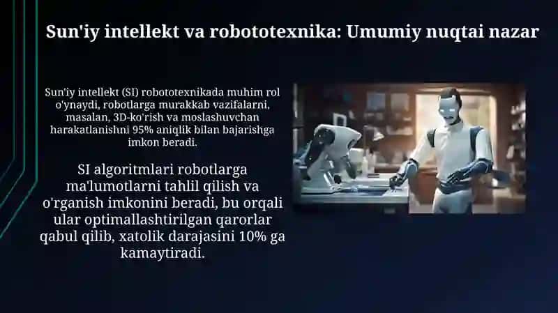 Sun'iy intellekt va robototexnika 3