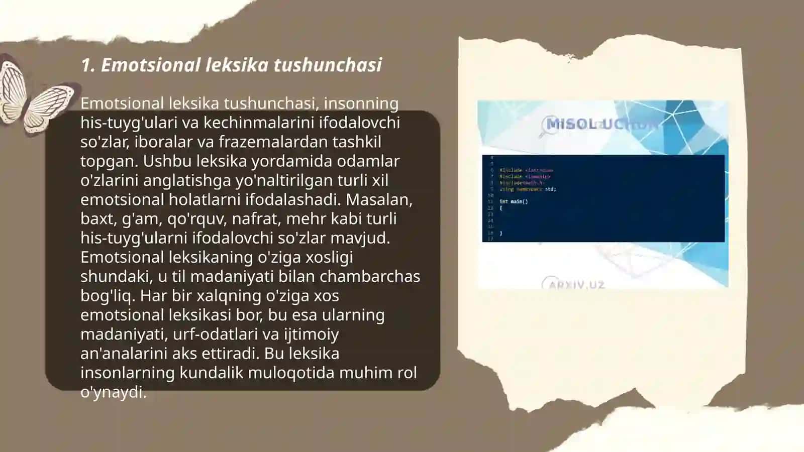 O‘zbek tili leksikasining emotsional-ekspressiv jihatdan qatlamlanishi 3