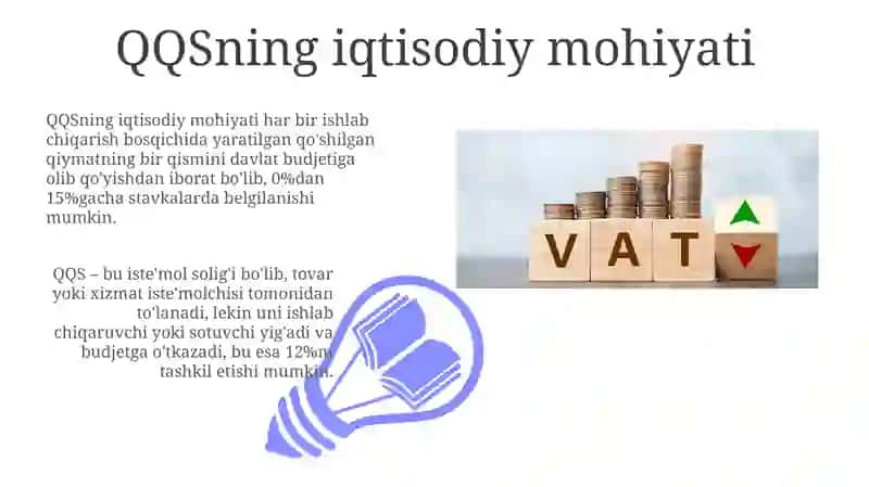 Qòshilgan qiymat soliģining iqtisodiy mohiyati 3