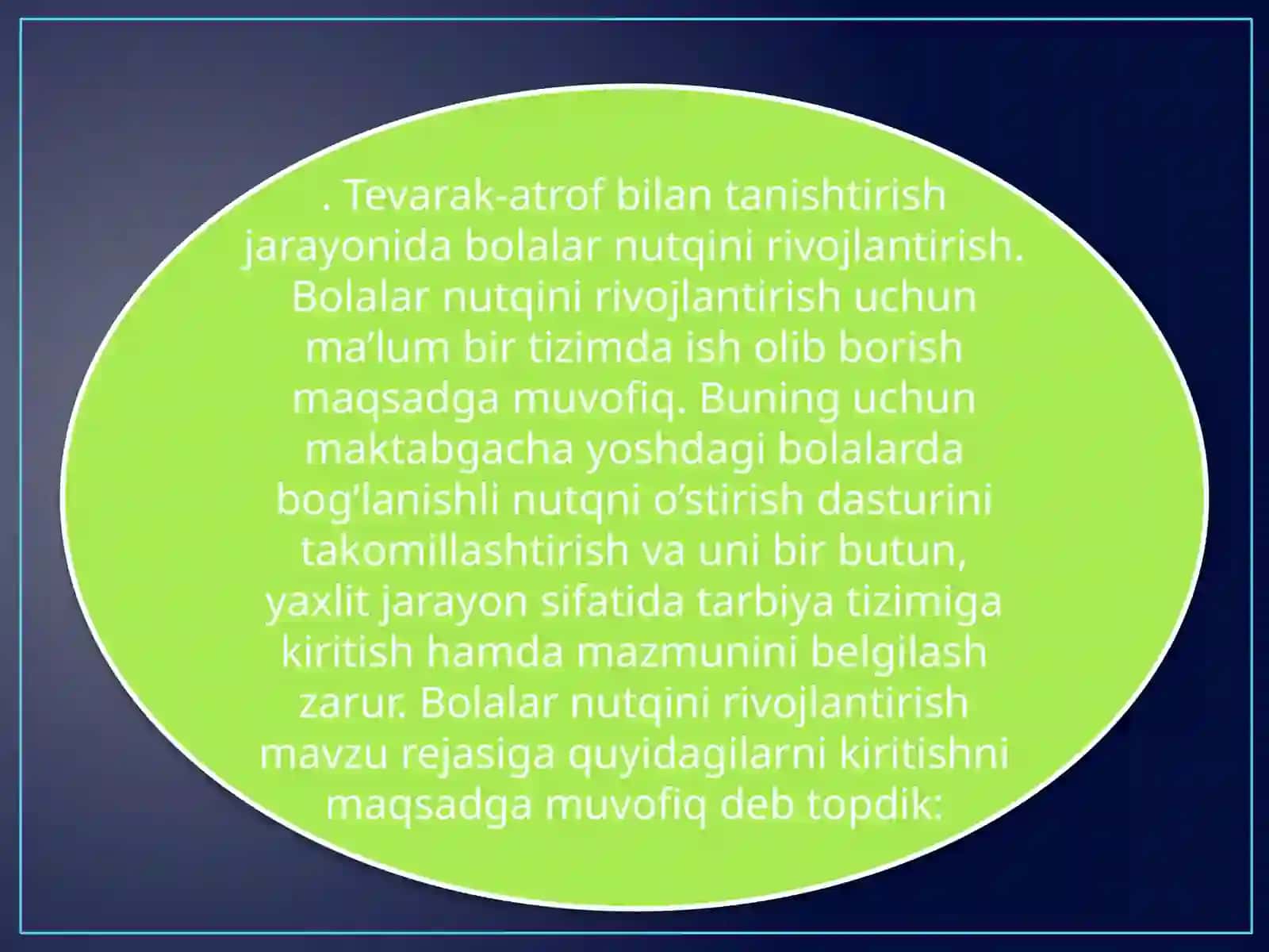 Tevarak-atrof bilan tanishtirish jarayonida bolalar nutqini rivojlantirish 3