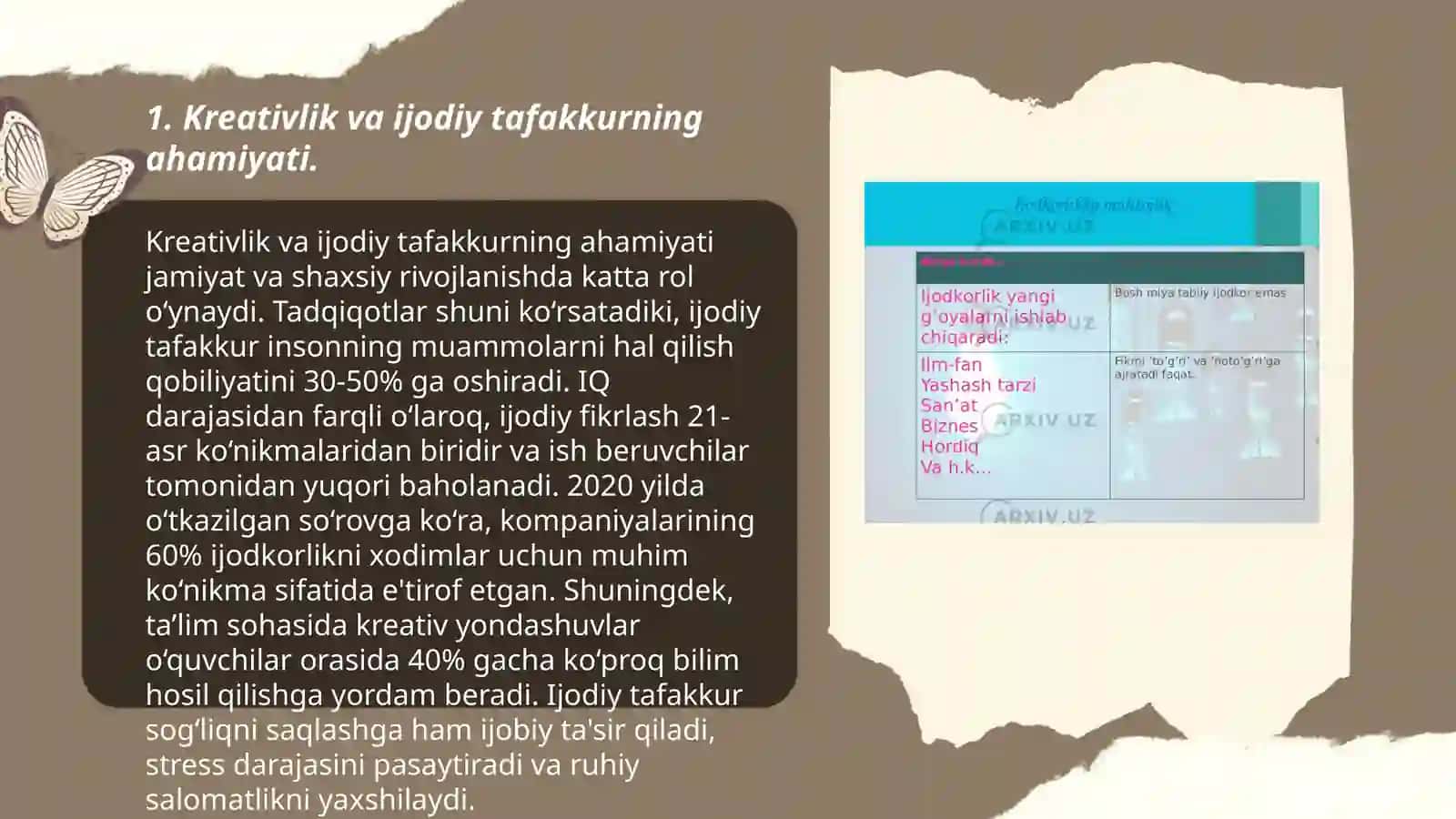 Pedagoglarda kreativlik sifatlari va ijodiy tafakkurni rivojlantiruvchi metod vosita va texnalogiyalar 3