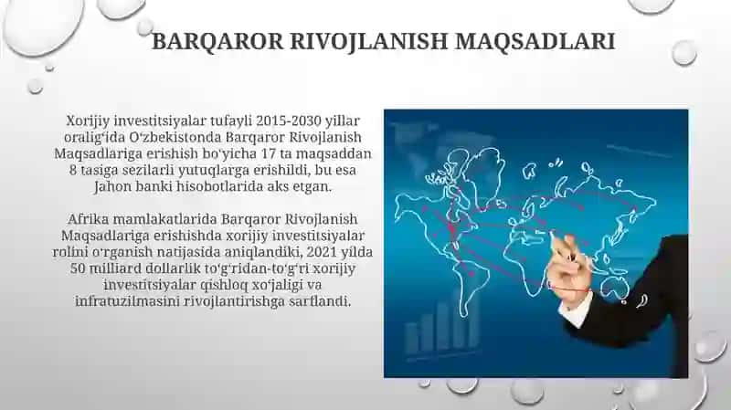 Iqtisodiyotni rivojlantirishda xorijiy investitsiyalarning roli 3