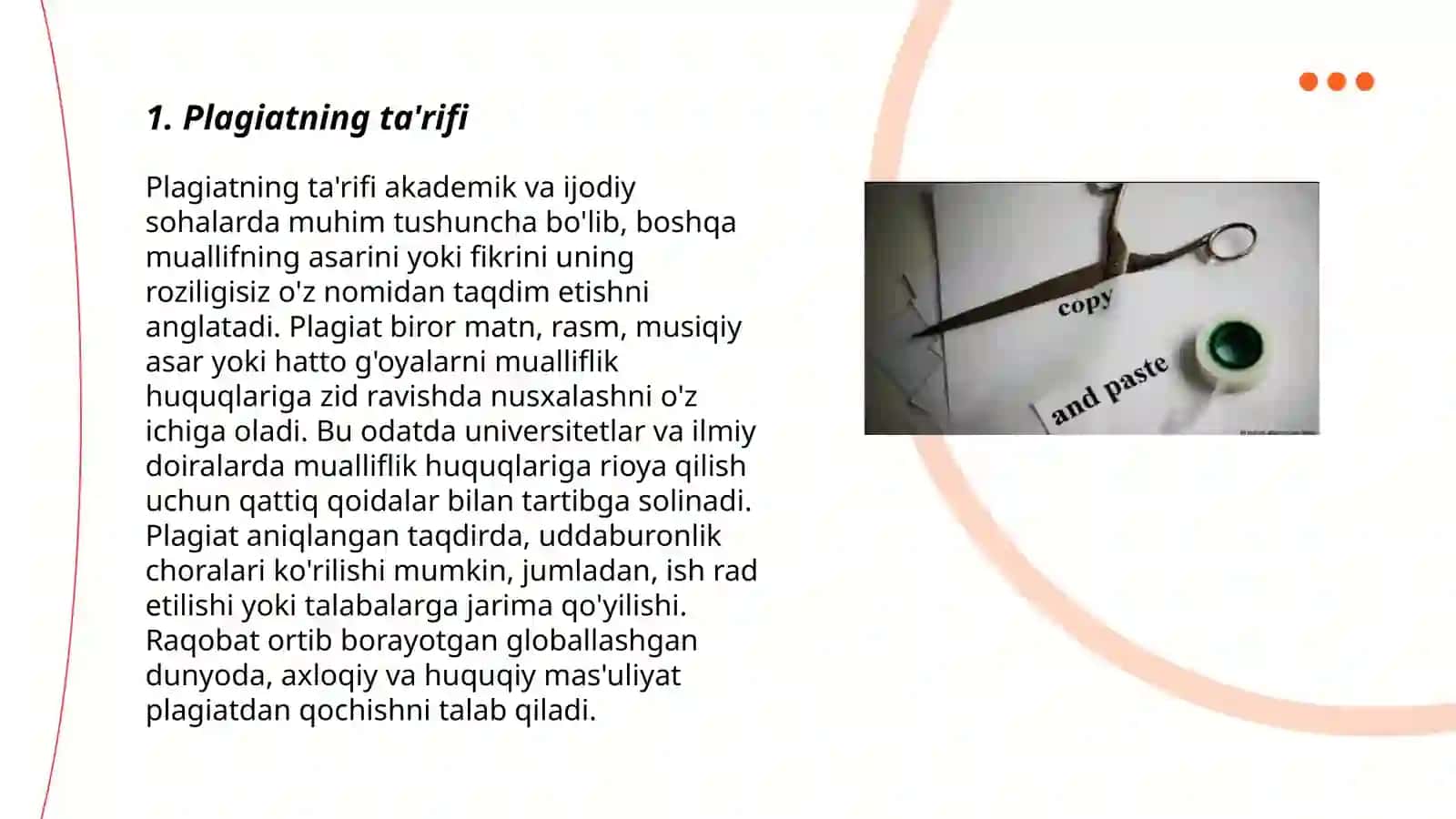 Plagiat va uning salbiy oqibatlari 3