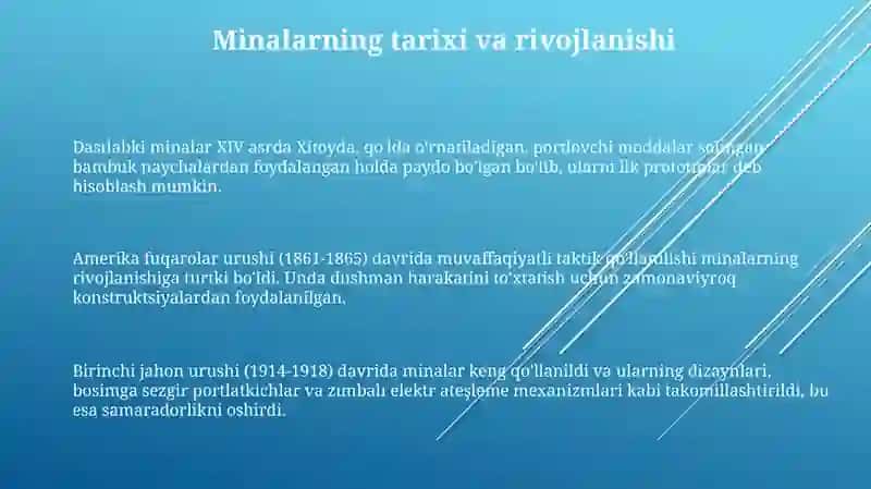 Piyodalarga va tanklarga qarshi minalar 3