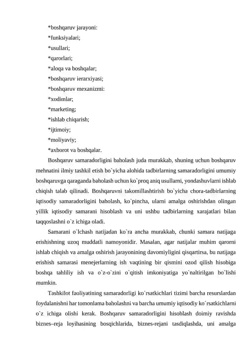 Boshqaruv samaradorligini baholash 3