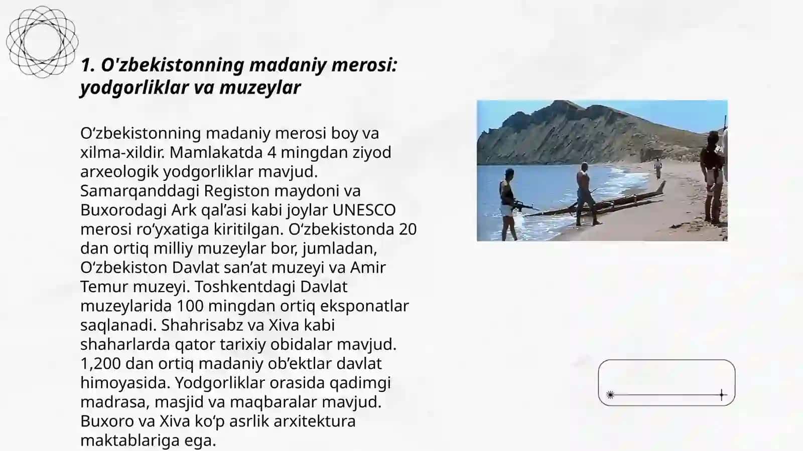 O'zbekistonning madaniy merosi: yodgorliklar va muzeylar 3