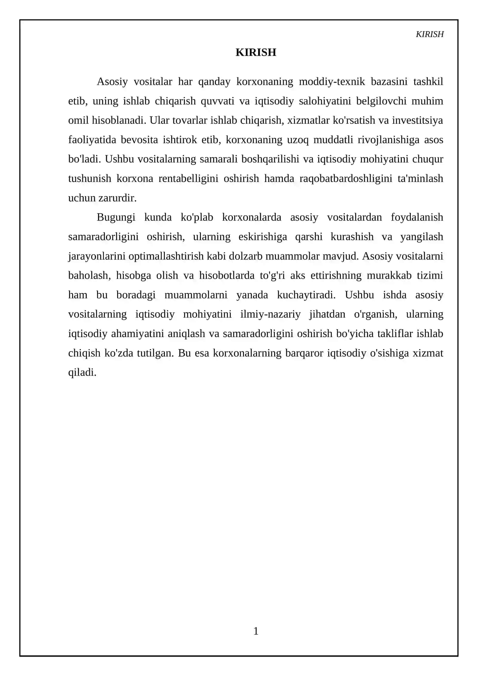 Asosiy vositalarni iqtisodiy mohiyati 3