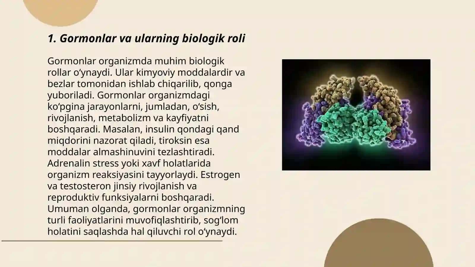Gormonlar va ularning tibbiyotdagi ahamiyati 3