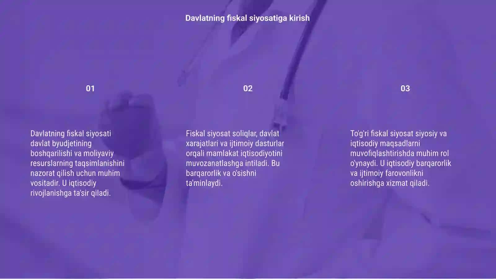Davlatning fiscal siyosati 3