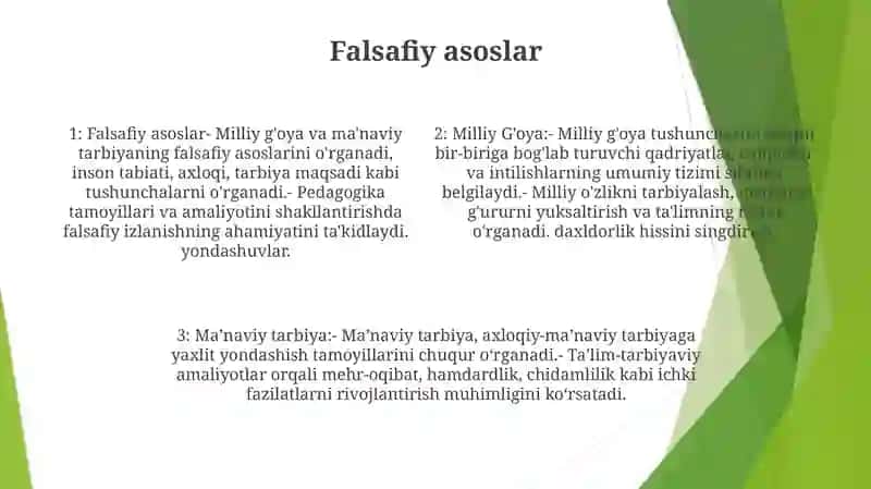 Milliy Ģoya Va Ma'Naviy Tarbiyaning Asosiy Yo'Nalishlari 3