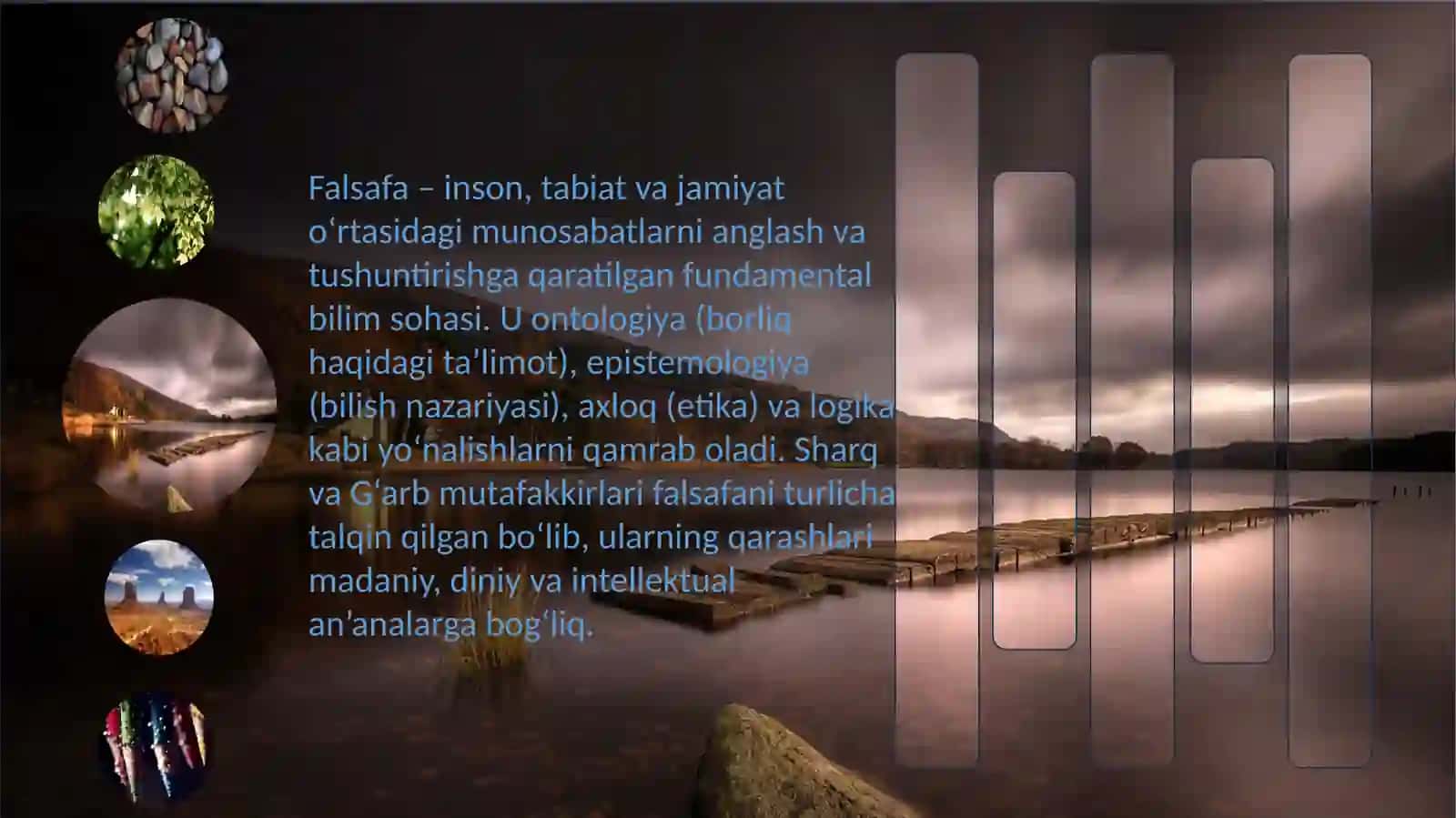 Falsafanng mohiyatiga oid Sharq va G’arb mutafakkirlari ta’rifi 3