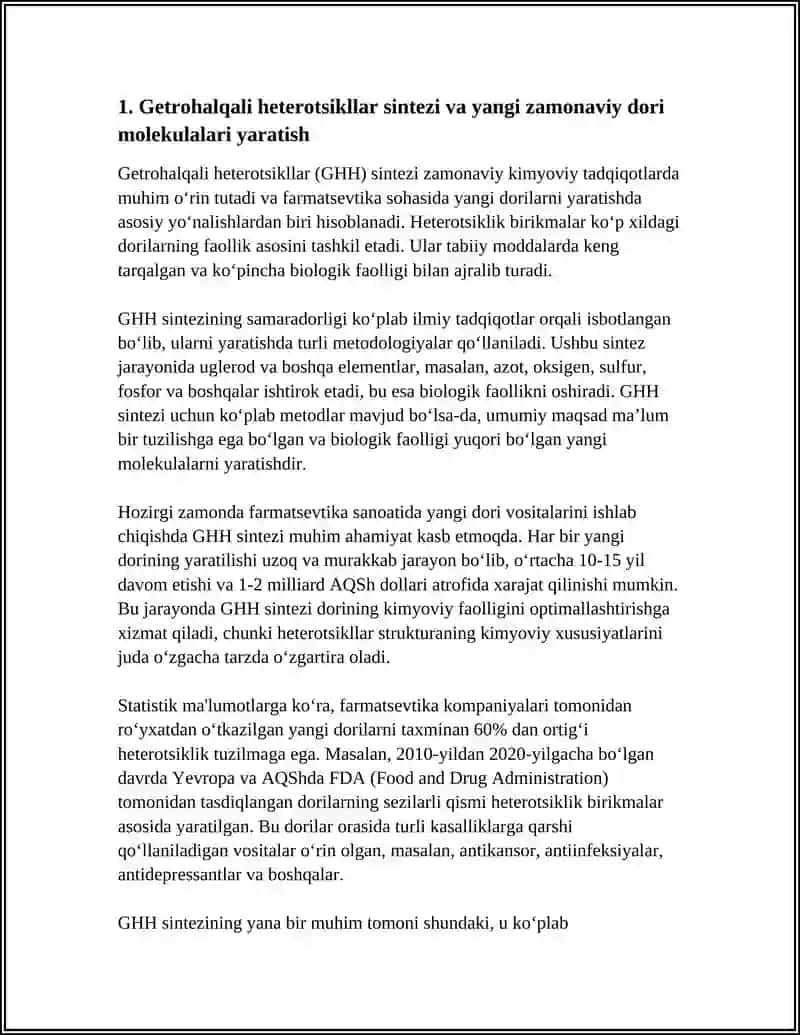 GETROHALQALI BIRIKMALAR ASOSIDA ISHLAB CHIQARILADIGAN ZAMONAVIY DORI VOSITALARI 3