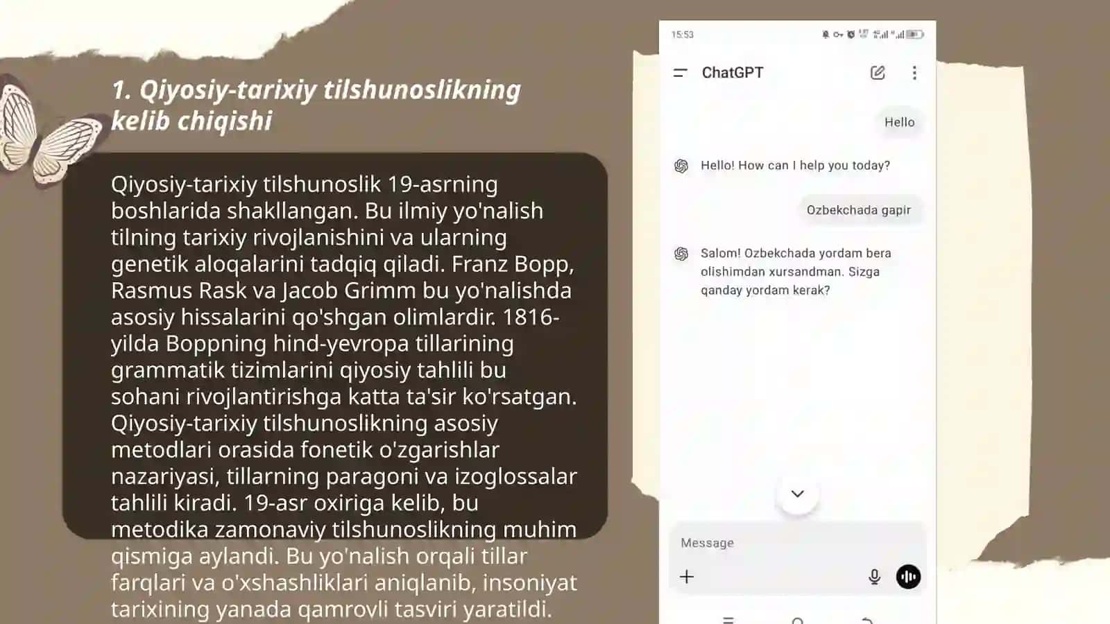 Qiyosiy-tarixiy tilshunoslikning shakllanish davrlari 3