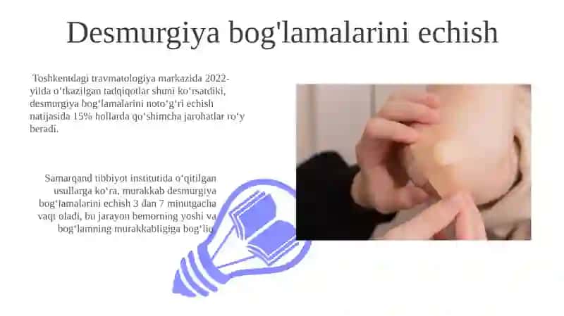 Desmurgiya bog'lamlar 3