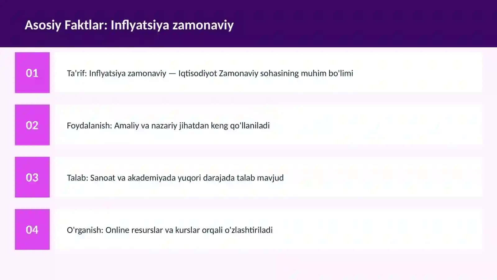 Inflyatsiya zamonaviy 3
