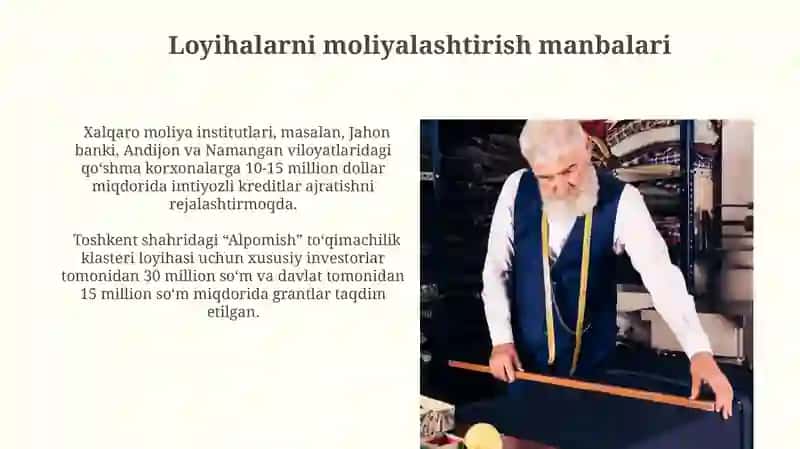 Qo‘shma korxonalarda yangi to‘qimachilik texnologiyalari 3